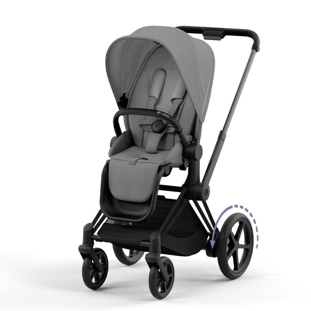 Bambinista-CYBEX-Travel-CYBEX e-Priam Pushchair 2023 - Mirage Grey