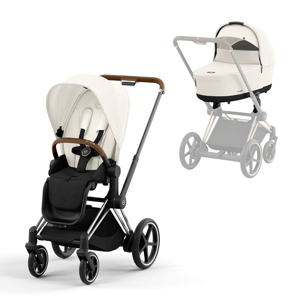 Bambinista-CYBEX-Travel-CYBEX e-Priam Pushchair 2023 - Off White