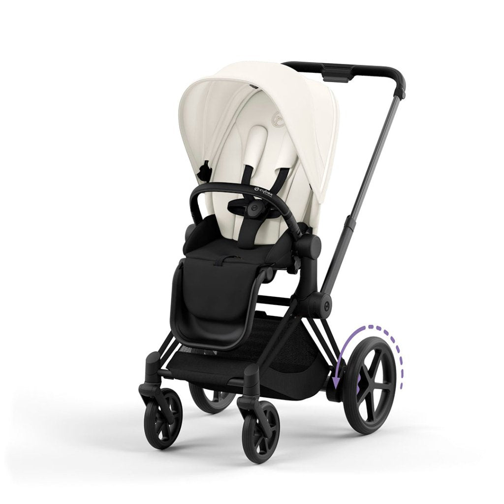 Bambinista-CYBEX-Travel-CYBEX e-Priam Pushchair 2023 - Off White