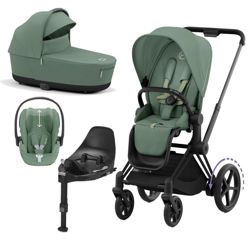 CYBEX e-Priam Travel System - Leaf Green – Bambinista