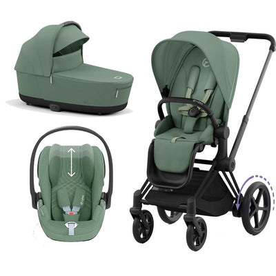 Bambinista-CYBEX-Travel-CYBEX e-Priam Travel System 2023 - Leaf Green