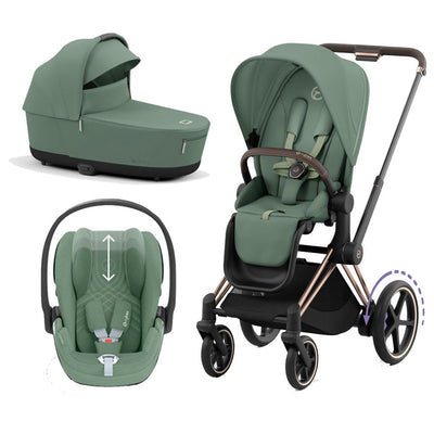 Bambinista-CYBEX-Travel-CYBEX e-Priam Travel System 2023 - Leaf Green