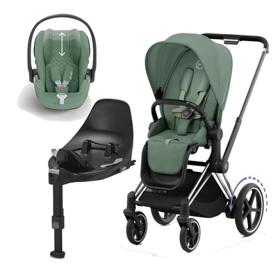 Bambinista-CYBEX-Travel-CYBEX e-Priam Travel System 2023 - Leaf Green