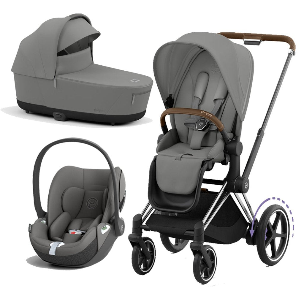 Bambinista-CYBEX-Travel-CYBEX e-Priam Travel System 2023 - Mirage Grey