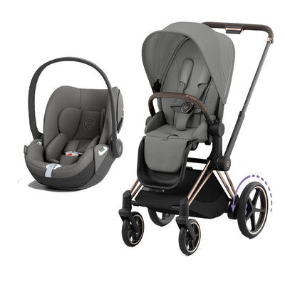 Bambinista-CYBEX-Travel-CYBEX e-Priam Travel System 2023 - Mirage Grey