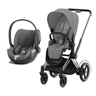 Bambinista-CYBEX-Travel-CYBEX e-Priam Travel System 2023 - Mirage Grey