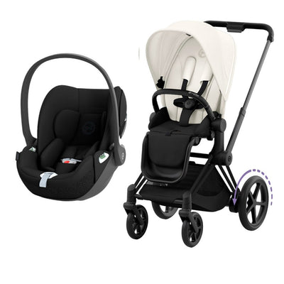 Bambinista-CYBEX-Travel-CYBEX e-Priam Travel System 2023 - Off White