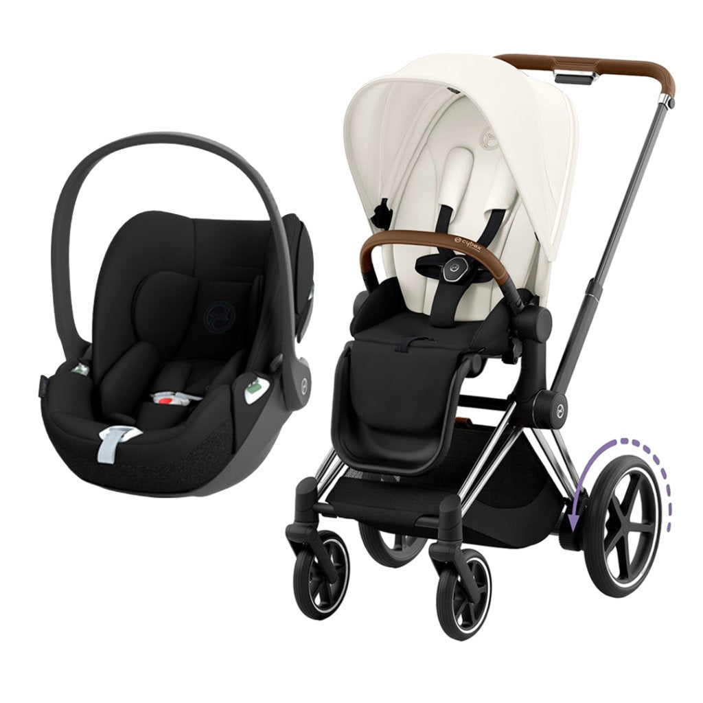 Bambinista-CYBEX-Travel-CYBEX e-Priam Travel System 2023 - Off White