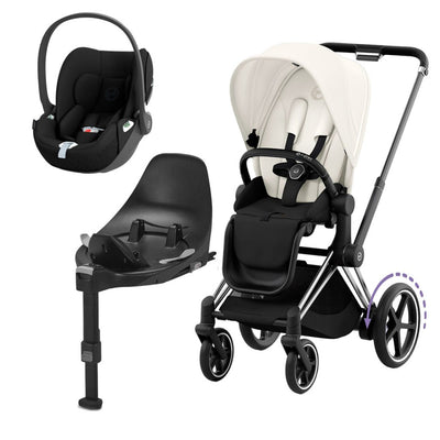 Bambinista-CYBEX-Travel-CYBEX e-Priam Travel System 2023 - Off White