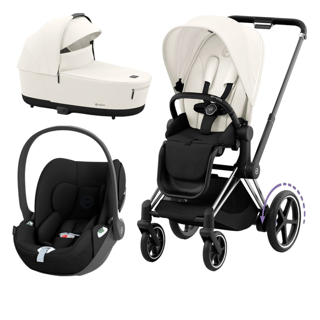 Bambinista-CYBEX-Travel-CYBEX e-Priam Travel System 2023 - Off White