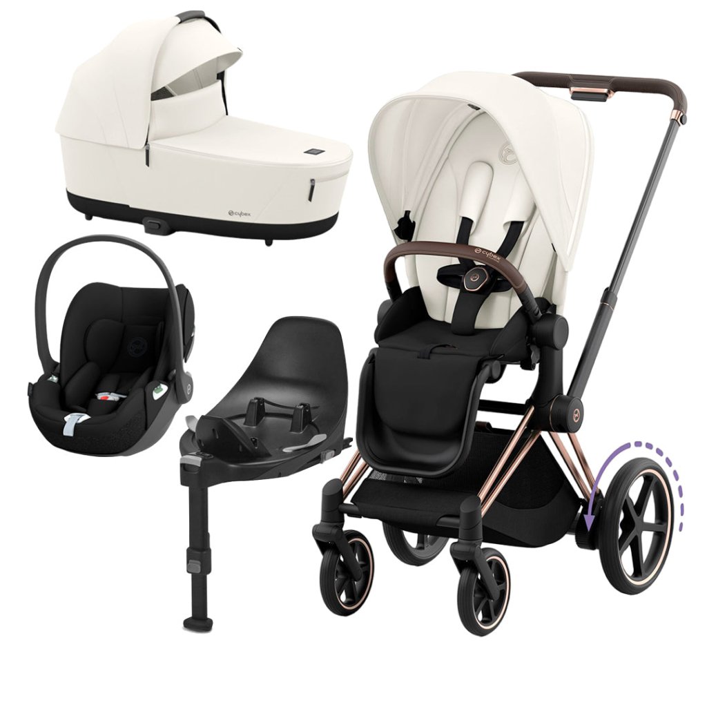 Bambinista-CYBEX-Travel-CYBEX e-Priam Travel System 2023 - Off White