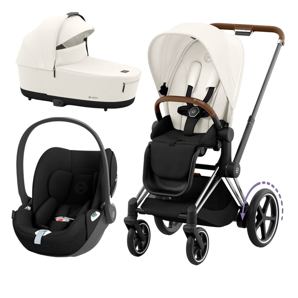 Bambinista-CYBEX-Travel-CYBEX e-Priam Travel System 2023 - Off White