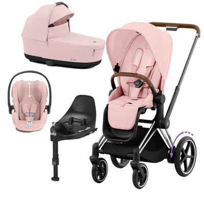 Bambinista-CYBEX-Travel-CYBEX e-Priam Travel System 2023 - Peach Pink