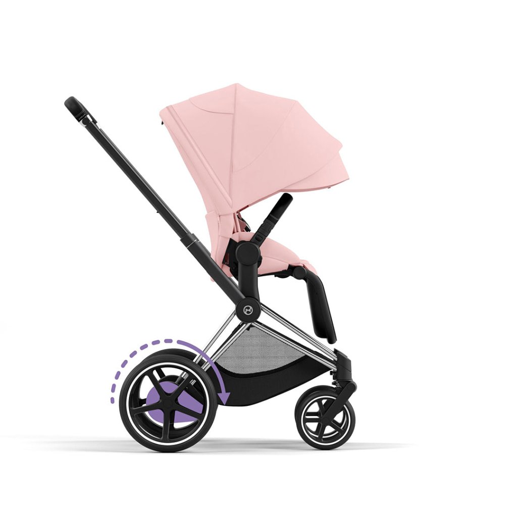 Bambinista-CYBEX-Travel-CYBEX e-Priam Travel System 2023 - Peach Pink