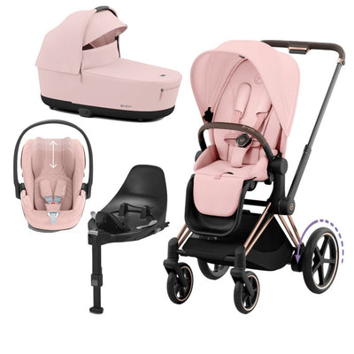 Bambinista-CYBEX-Travel-CYBEX e-Priam Travel System 2023 - Peach Pink