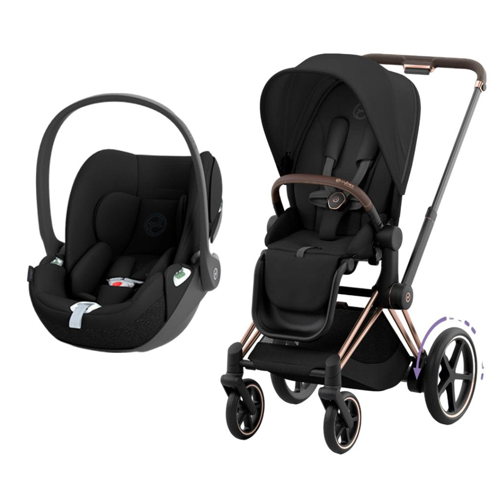 Bambinista-CYBEX-Travel-CYBEX e-Priam Travel System 2023 - Sepia Black