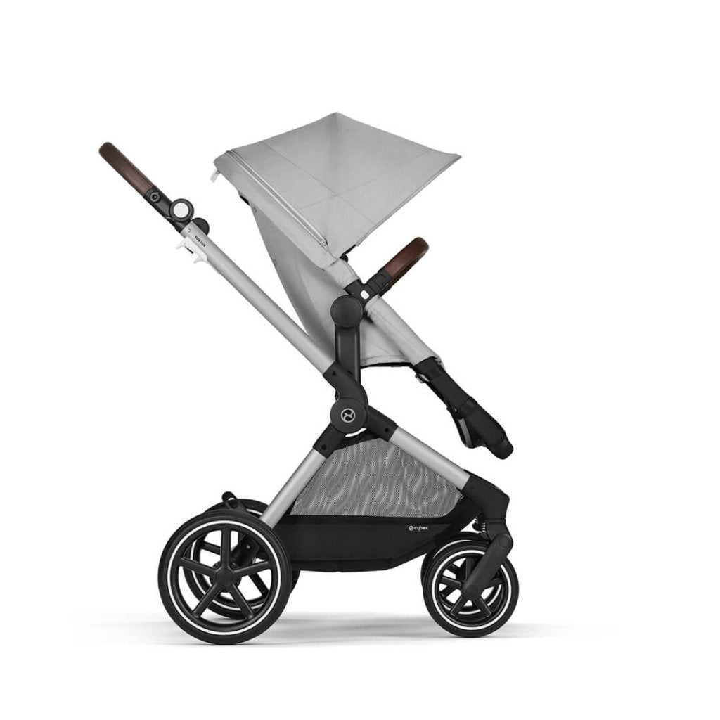 Bambinista-CYBEX-Travel-CYBEX EOS Comfort Bundle Travel System with Aton B2 I-SIZE and Gold Footmuff - Lava Grey