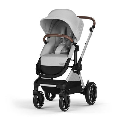 Bambinista-CYBEX-Travel-CYBEX EOS Comfort Bundle Travel System with Aton B2 I-SIZE and Gold Footmuff - Lava Grey