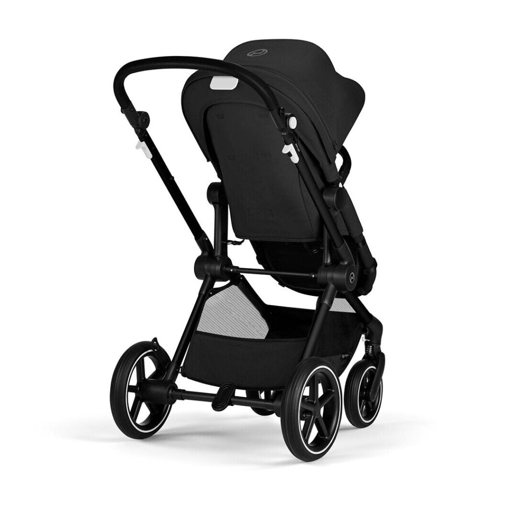 Bambinista-CYBEX-Travel-CYBEX EOS Comfort Bundle Travel System with Aton B2 I-SIZE and Gold Footmuff - Moon Black