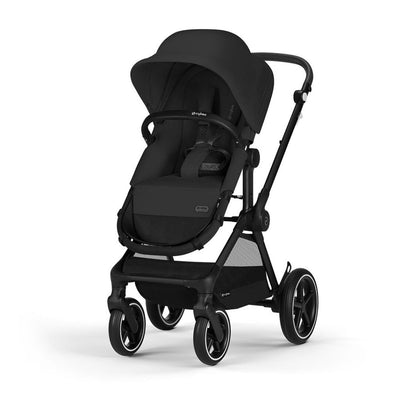 Bambinista-CYBEX-Travel-CYBEX EOS Comfort Bundle Travel System with Aton B2 I-SIZE and Gold Footmuff - Moon Black