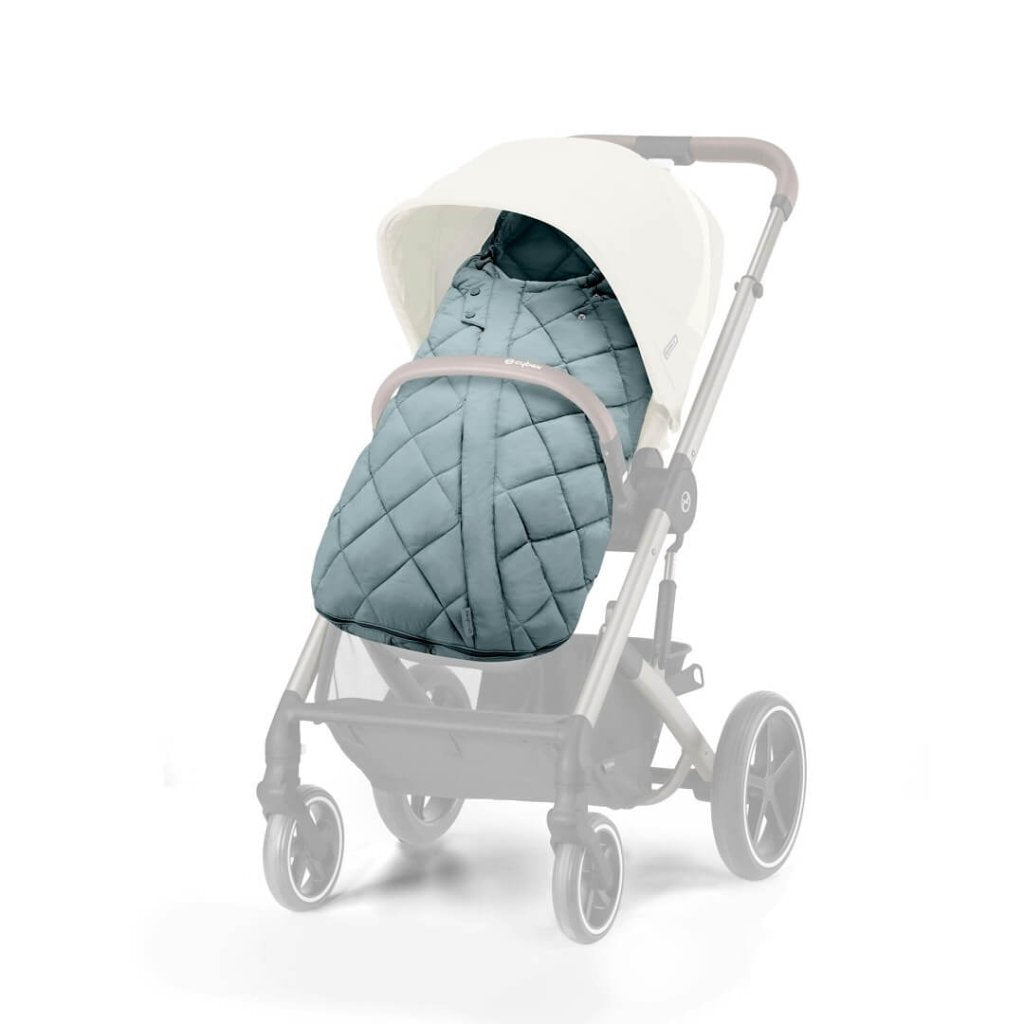 Bambinista-CYBEX-Travel-CYBEX EOS Comfort Bundle Travel System with Aton B2 I-SIZE and Gold Footmuff - Sky Blue