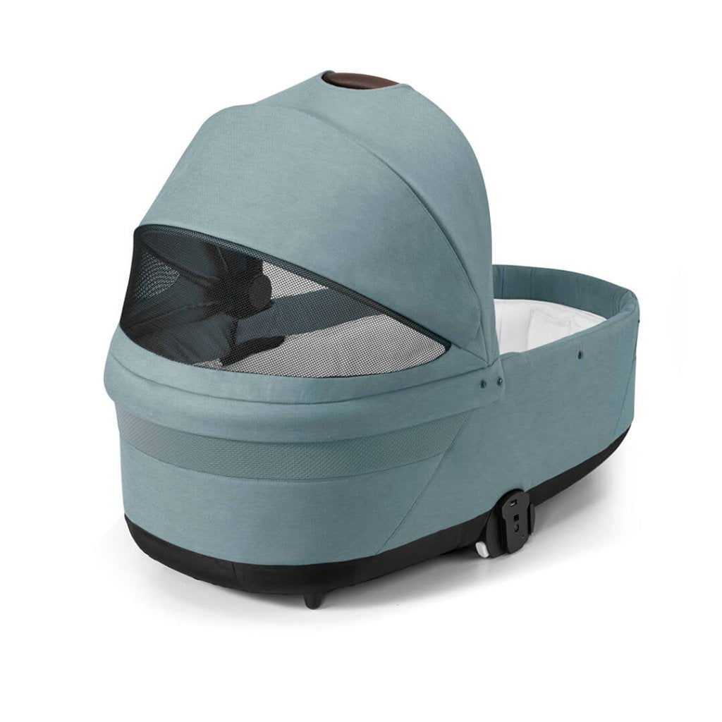 Bambinista-CYBEX-Travel-CYBEX EOS Comfort Bundle Travel System with Aton B2 I-SIZE and Gold Footmuff - Sky Blue