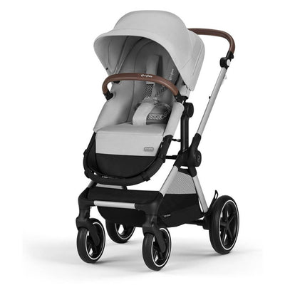 Bambinista-CYBEX-Travel-CYBEX EOS LUX Stroller With Silver Frame - Lava Grey