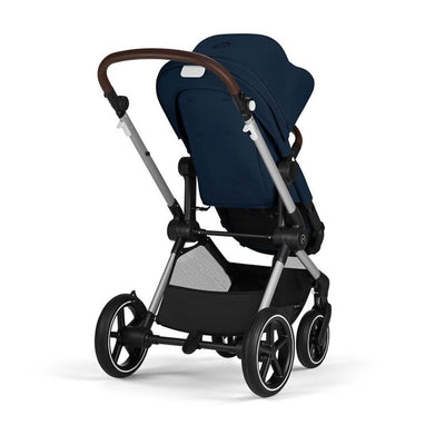 Bambinista-CYBEX-Travel-CYBEX EOS Luxury Travel System CLOUD T I-SIZE with Gold Footmuff - Ocean Blue