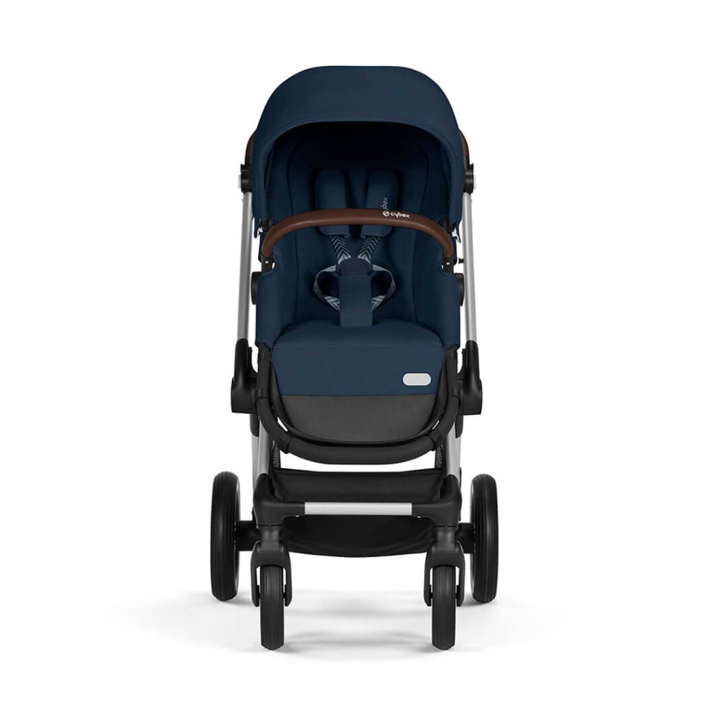 Bambinista-CYBEX-Travel-CYBEX EOS Luxury Travel System CLOUD T I-SIZE with Gold Footmuff - Ocean Blue