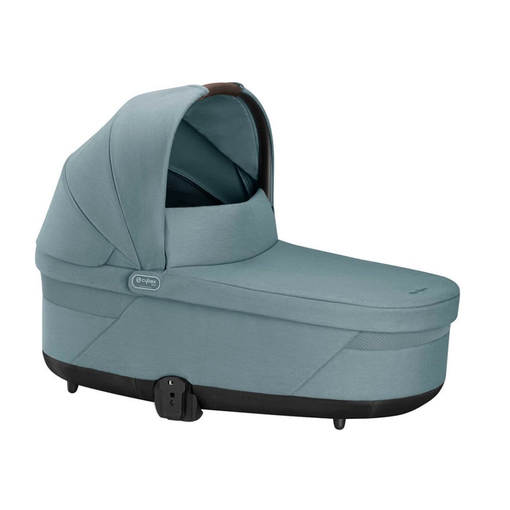 Bambinista-CYBEX-Travel-CYBEX EOS Luxury Travel System CLOUD T I-SIZE with Gold Footmuff - Sky Blue