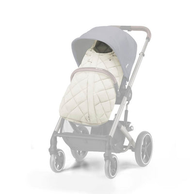 Bambinista-CYBEX-Travel-CYBEX EOS Travel System Essential Bundle with Snogga Footmuff - Seashell Beige (2023 New Generation)