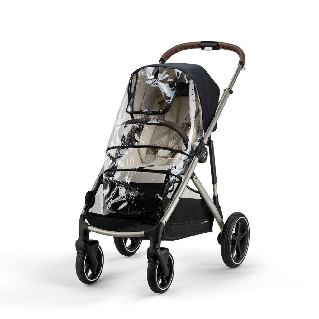 Bambinista-CYBEX-Travel-CYBEX Gazelle S Travel System (10 Piece) Luxury Bundle With Gold Footmuff and CLOUD T - Sky Blue