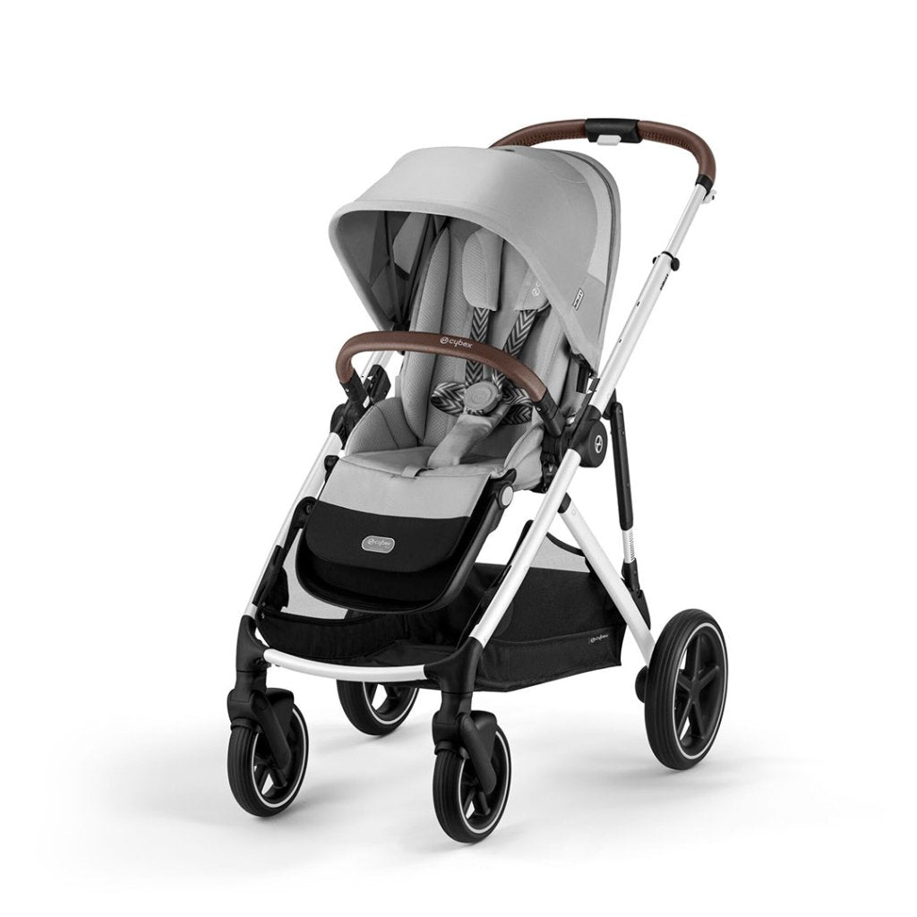 Bambinista-CYBEX-Travel-CYBEX Gazelle S Travel System (5 Piece) Essential Bundle With Gold Footmuff - Lava Grey (2023 New Generation)