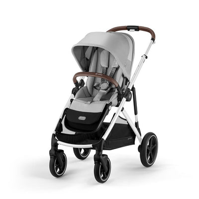 Bambinista-CYBEX-Travel-CYBEX Gazelle S Travel System (5 Piece) Essential Bundle With Gold Footmuff - Lava Grey (2023 New Generation)