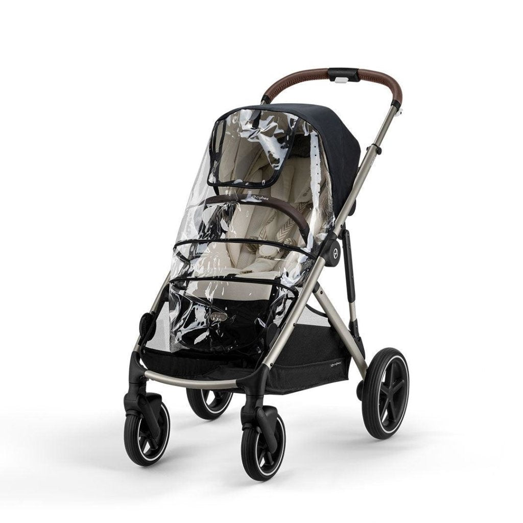 Bambinista-CYBEX-Travel-CYBEX Gazelle S Travel System (7 Piece) Comfort Bundle With Gold Footmuff and ATON B2 I-SIZE - Lava Grey (2023 New Generation)