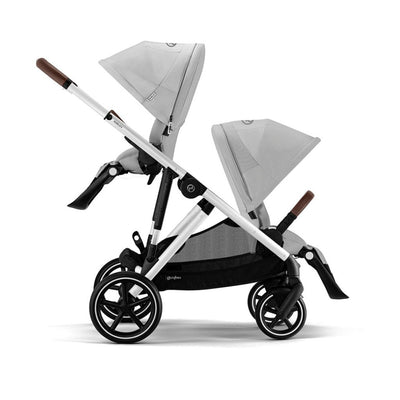 Bambinista-CYBEX-Travel-CYBEX Gazelle S Travel System (7 Piece) Comfort Bundle With Gold Footmuff and ATON B2 I-SIZE - Lava Grey (2023 New Generation)