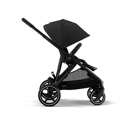Bambinista-CYBEX-Travel-CYBEX Gazelle S Travel System (7 Piece) Luxury Bundle With Gold Footmuff and CLOUD T I-SIZE - Moon Black (2023 New Generation)