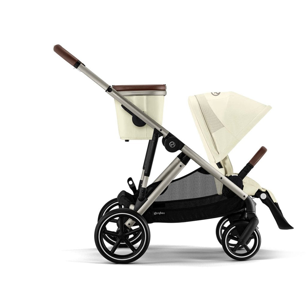 Bambinista-CYBEX-Travel-CYBEX Gazelle S Travel System (7 Piece) Luxury Bundle With Snogga and CLOUD Z2 I-SIZE - Seashell Beige (2023 New Generation)