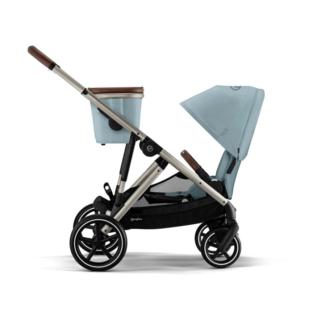 Bambinista-CYBEX-Travel-CYBEX Gazelle S Travel System (7 Piece) Luxury Bundle With Snogga and CLOUD Z2 I-SIZE - Sky Blue (2023 New Generation)