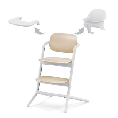 Bambinista-CYBEX-Travel-CYBEX Lemo 3 in 1 High Chair Set - Sand White