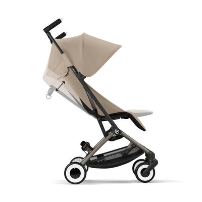Bambinista-CYBEX-Travel-CYBEX LIBELLE Pushchair in Taupe Frame - Almond Beige