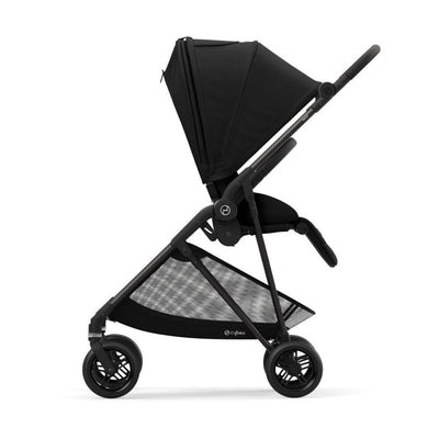 Bambinista-CYBEX-Travel-CYBEX Melio Carbon Stroller - Deep Black