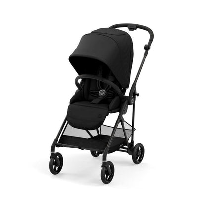 Bambinista-CYBEX-Travel-CYBEX Melio Carbon Stroller - Deep Black