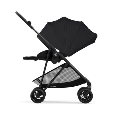 Bambinista-CYBEX-Travel-CYBEX Melio Carbon Stroller - Deep Black