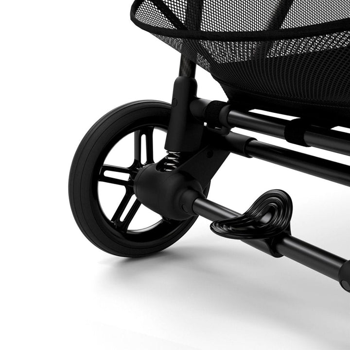 Cybex Melio Carbon Travel System Essential Bundle - Moon Black 