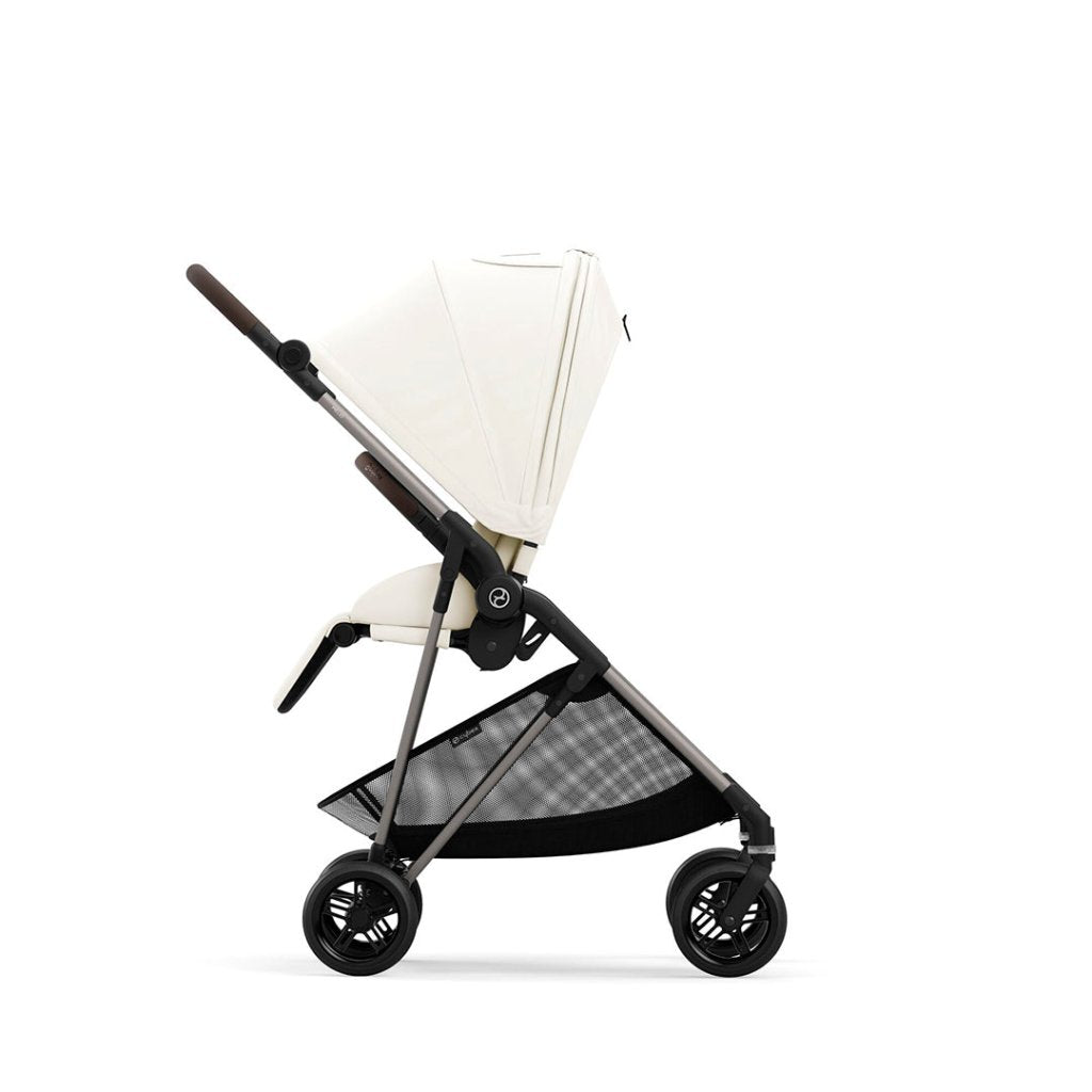 Bambinista-CYBEX-Travel-CYBEX Melio Pushchair - Cotton White (2023 New Generation)