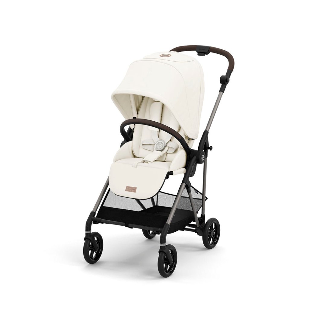 Bambinista-CYBEX-Travel-CYBEX Melio Pushchair - Cotton White (2023 New Generation)