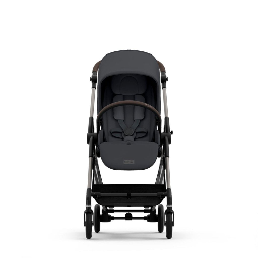 Bambinista-CYBEX-Travel-CYBEX Melio Pushchair - Monument Grey (2023 New Generation)