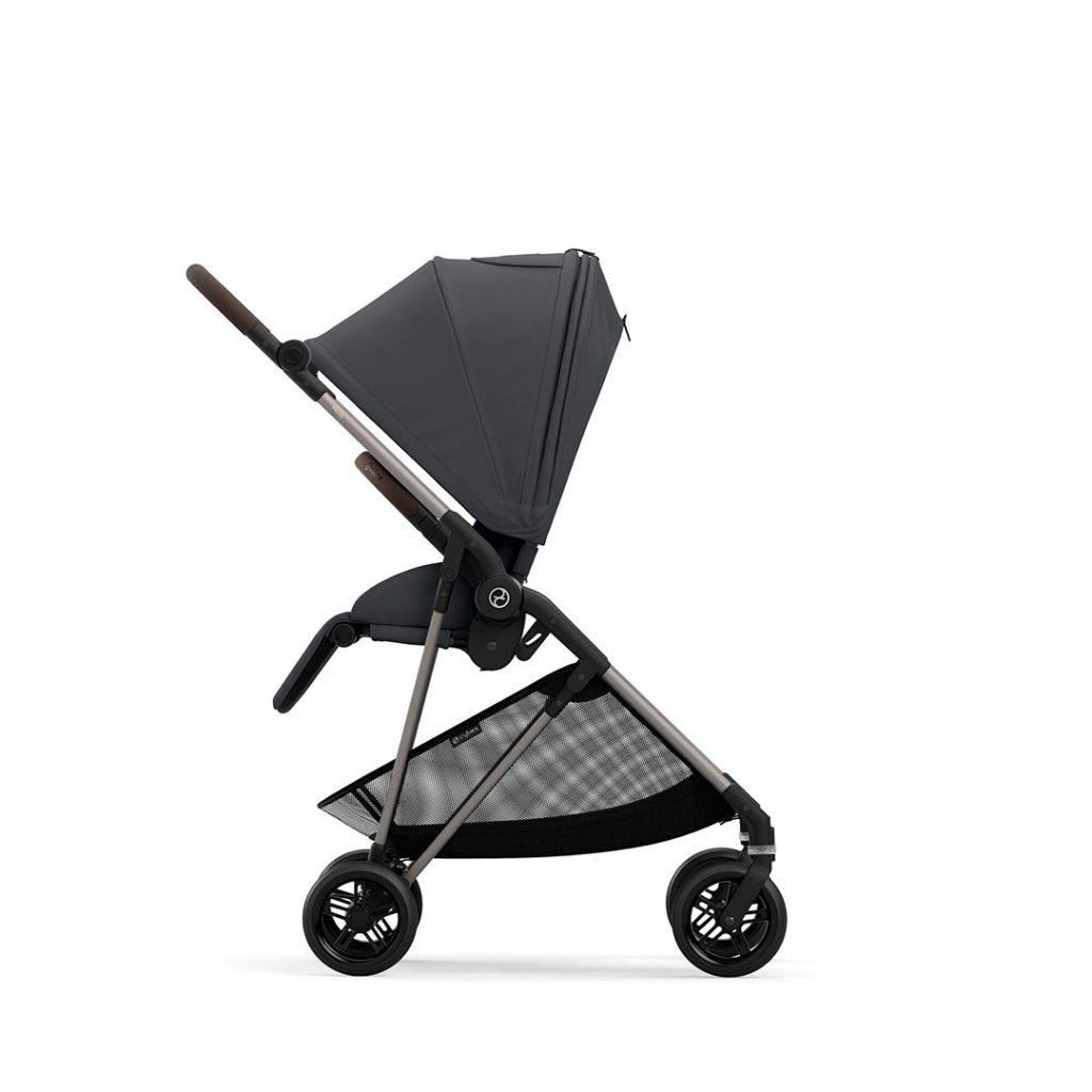 Bambinista-CYBEX-Travel-CYBEX Melio Pushchair - Monument Grey (2023 New Generation)