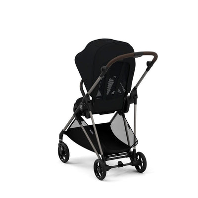 Bambinista-CYBEX-Travel-CYBEX Melio Pushchair - Moon Black (2023 New Generation)